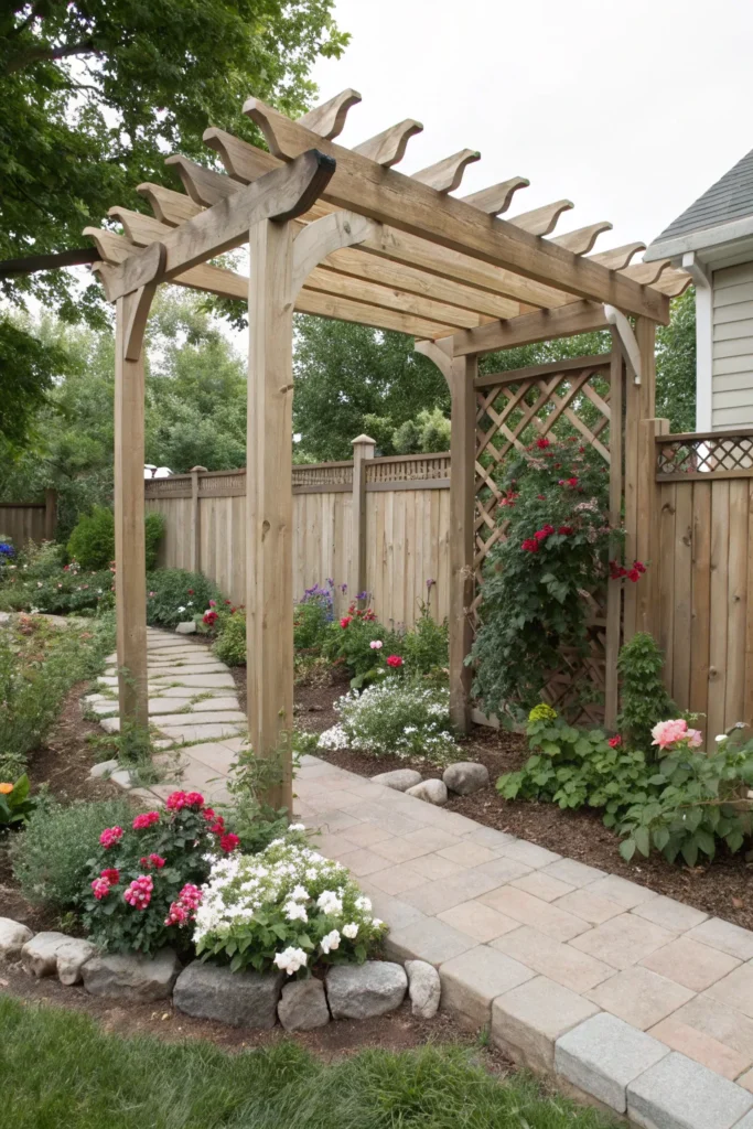 15 DIY Garden Arch Ideas for Climbing Plants 10 wd 9