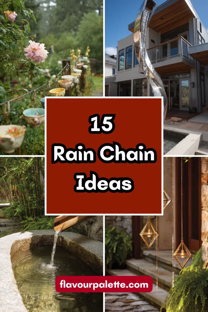 15 Rain Chain Ideas That Add Beauty to Your Exterior 1 15 24
