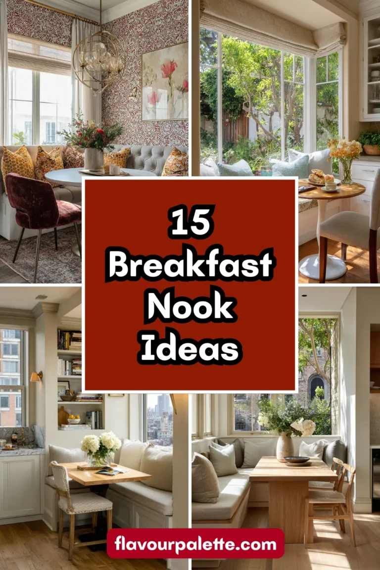 15 Breakfast Nook Ideas for Cozy Kitchens