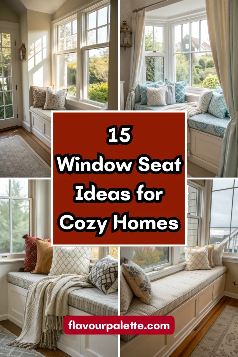 15 Window Seat Ideas for Cozy Homes