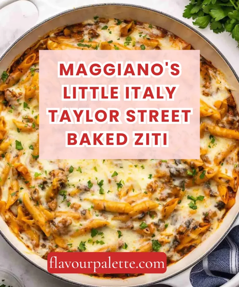 Maggiano’s Little Italy Taylor Street Baked Ziti Recipe: Classic Comfort