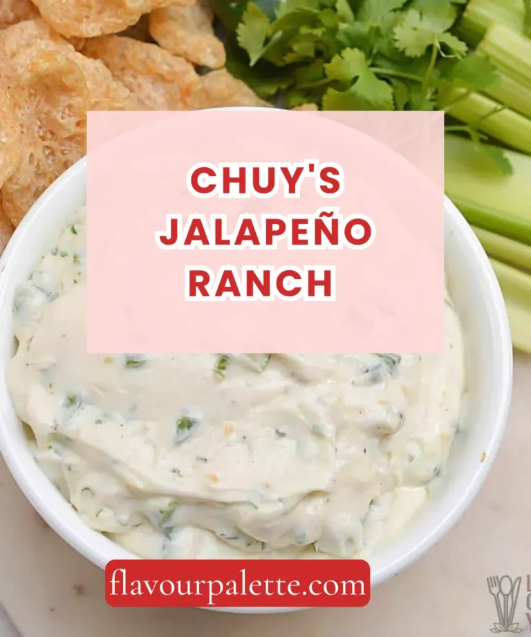 Chuy’s Jalapeño Ranch Recipe: The Legendary Creamy Dip