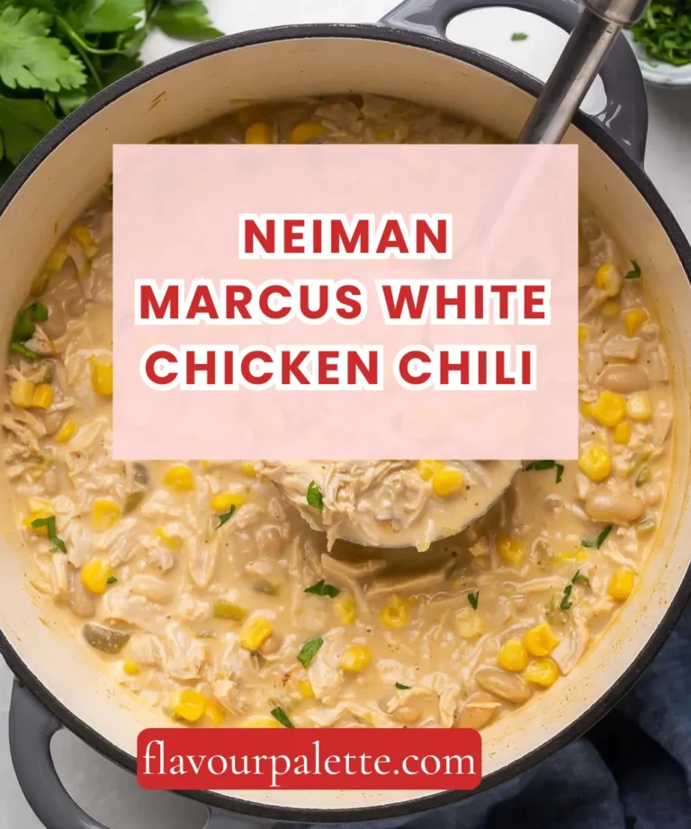 Neiman Marcus White Chicken Chili Recipe: Creamy, Bold, and Utterly Satisfying