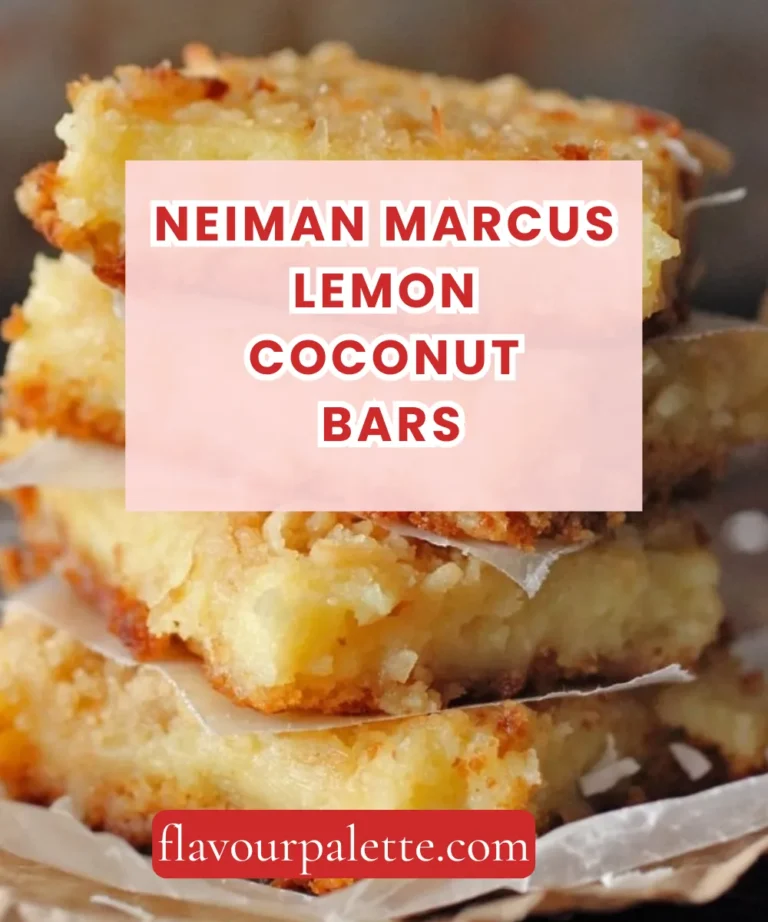 Neiman Marcus Lemon Coconut Bars Recipe: Tropical Sunshine in Every Bite