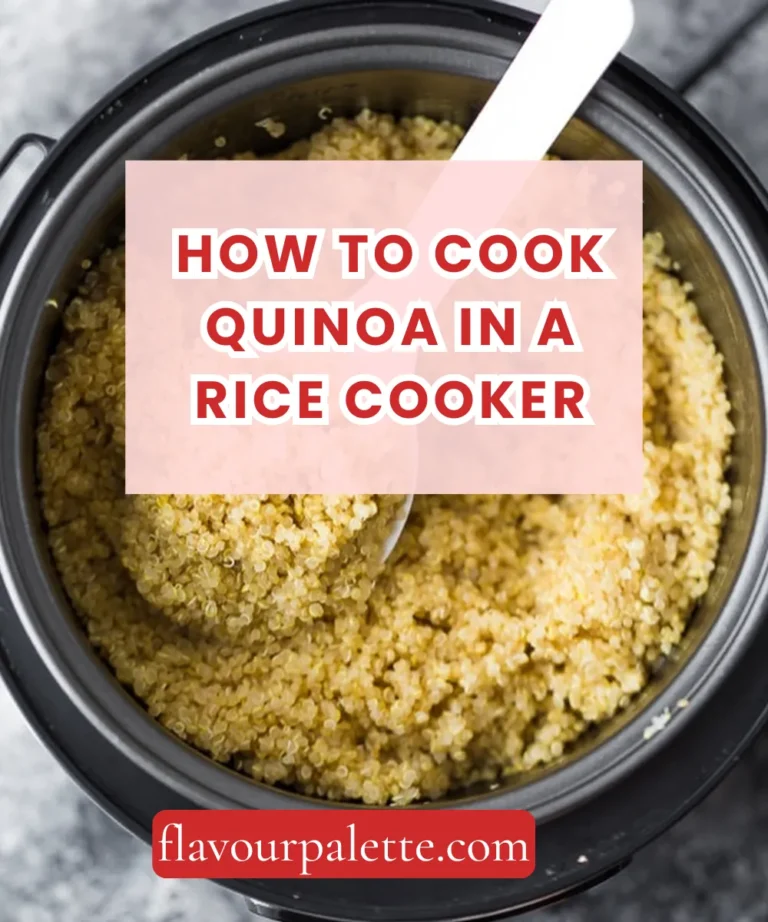 How to Cook Quinoa in a Rice Cooker