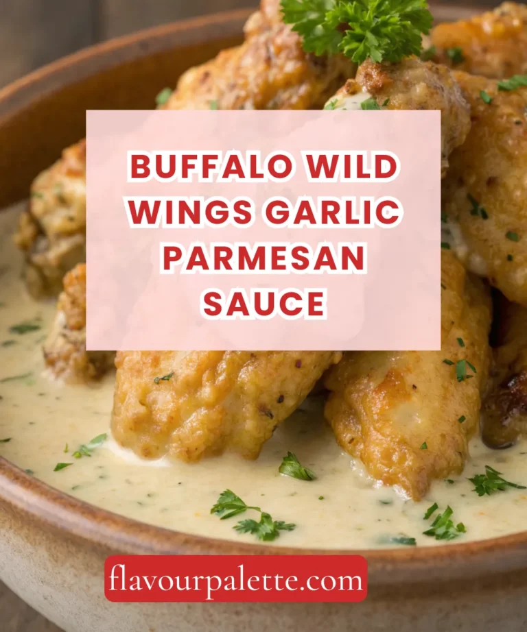 Buffalo Wild Wings Garlic Parmesan Sauce Recipe: Bring the Wing Night Home