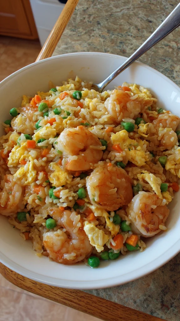 Simple Shrimp Fried Rice