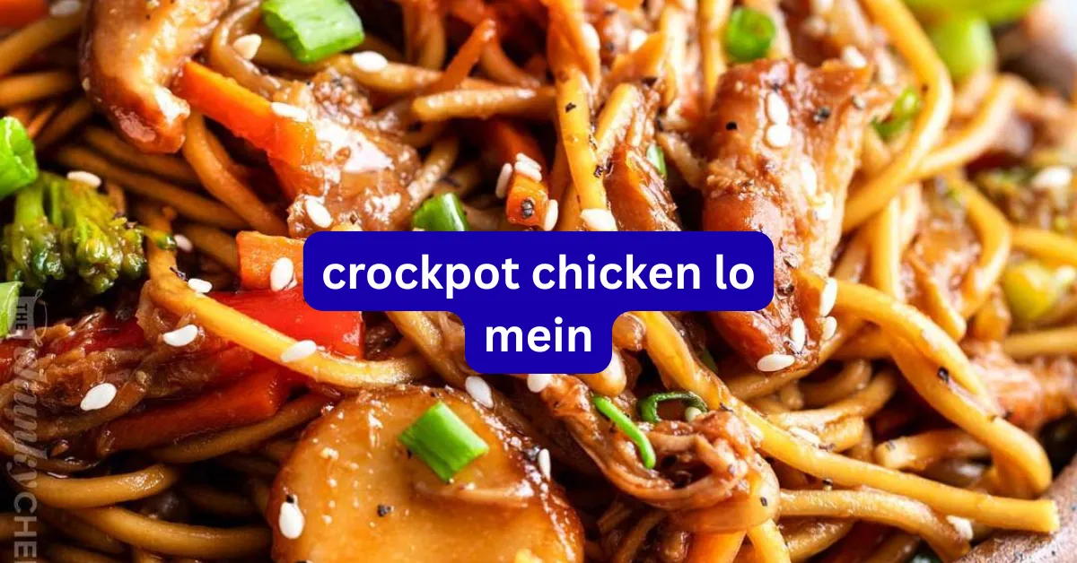 Crockpot Chicken Lo Mein