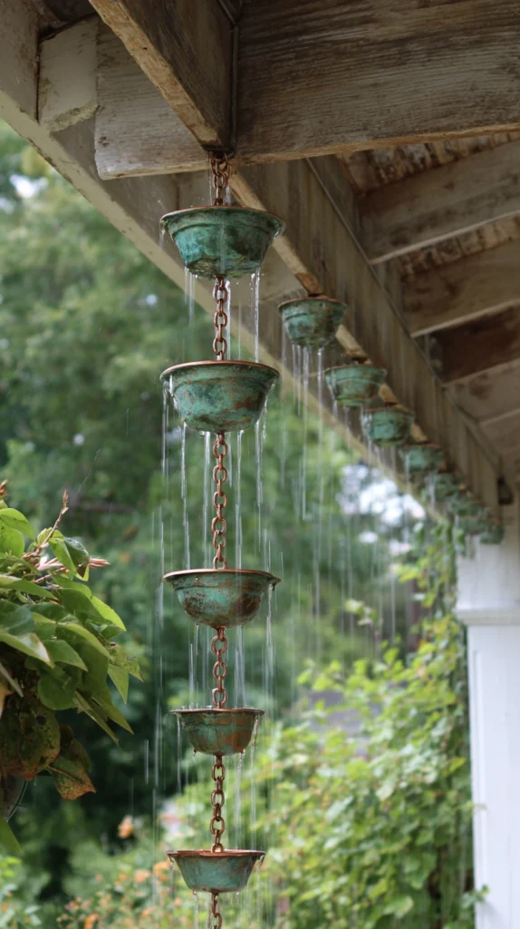 15 Rain Chain Ideas That Add Beauty to Your Exterior 2 cg 1
