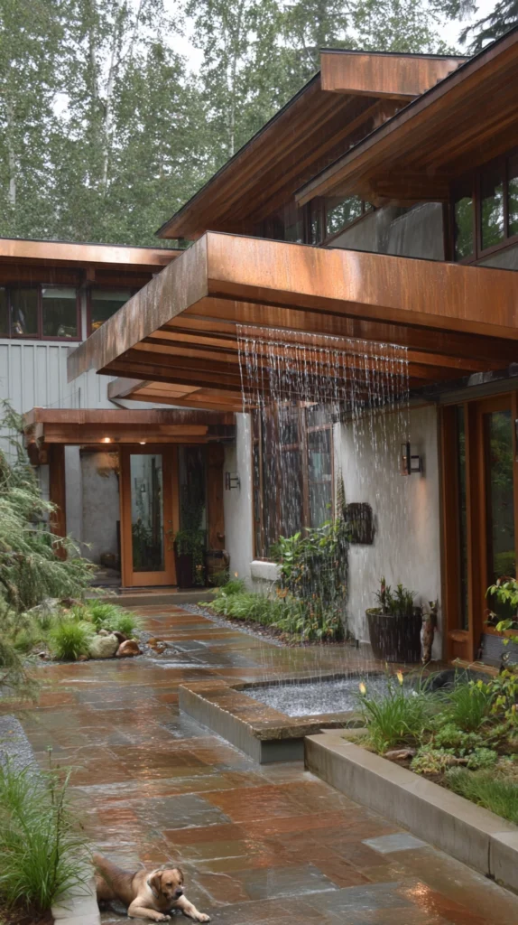15 Rain Chain Ideas That Add Beauty to Your Exterior 12 cg 11