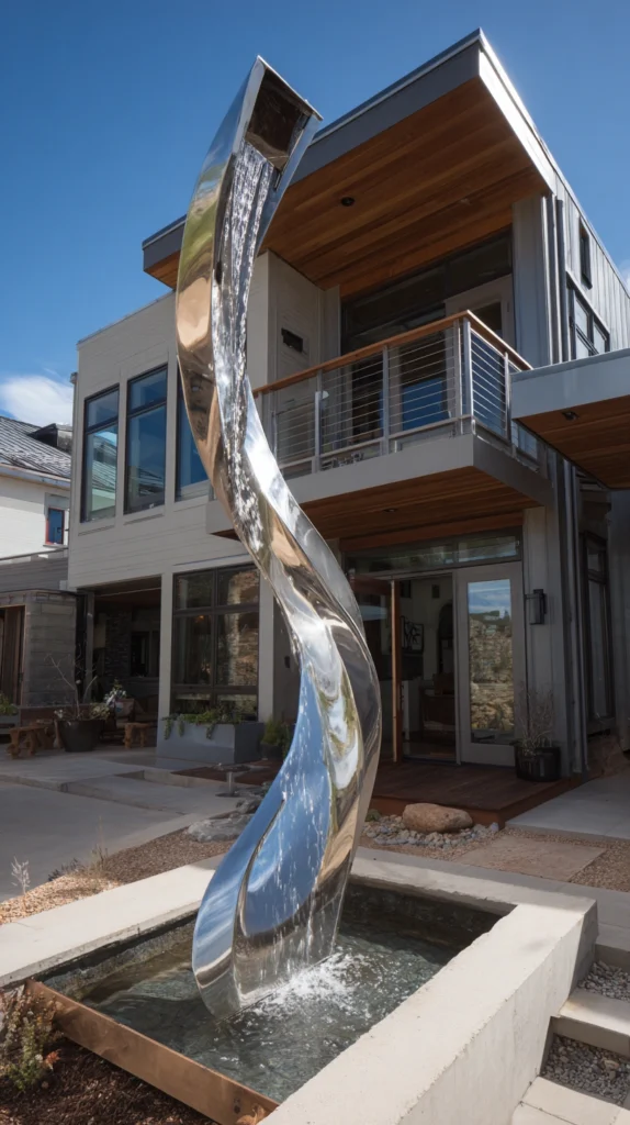 15 Rain Chain Ideas That Add Beauty to Your Exterior 8 cg 7