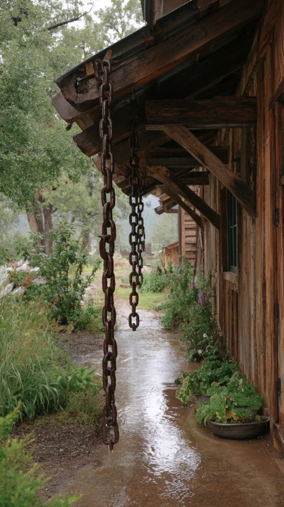 15 Rain Chain Ideas That Add Beauty to Your Exterior 9 cg 8