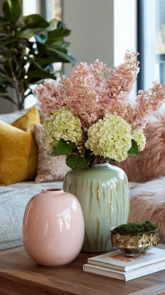 15 Spring Coffee Table Decor Ideas 10 dc 9