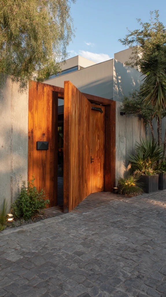 15 Entry Gate Designs That Create a Stunning First Impression 9 ds 8