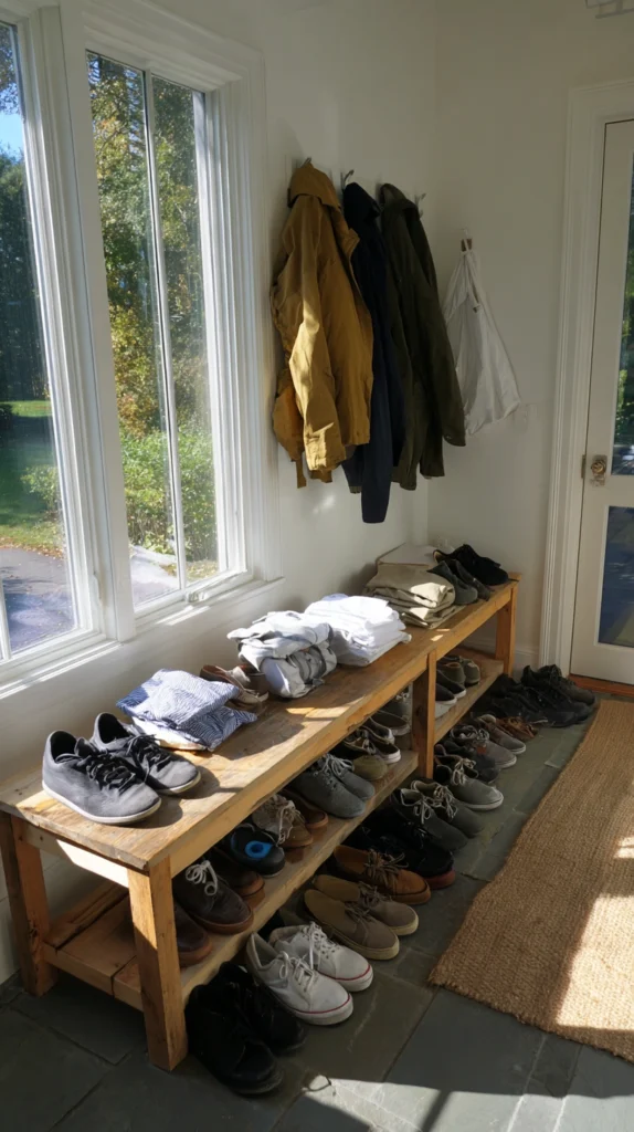 15 Spring Mudroom Refresh Ideas for a Cleaner Entry 2 nb 1