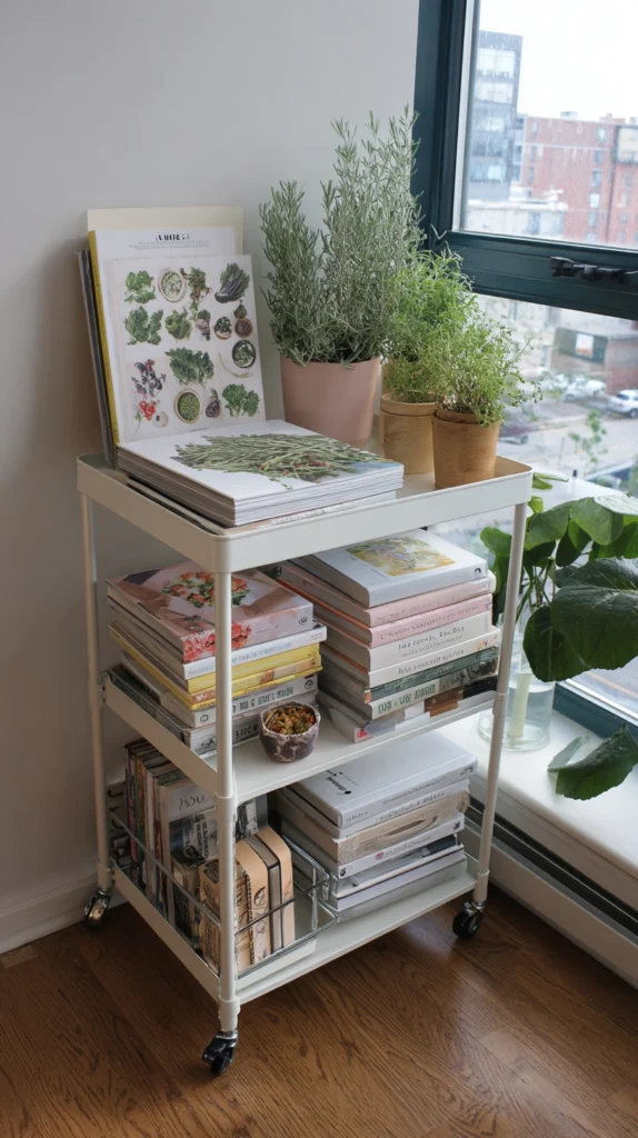 15 Kitchen Cart Styling Ideas 12 qv 11 1