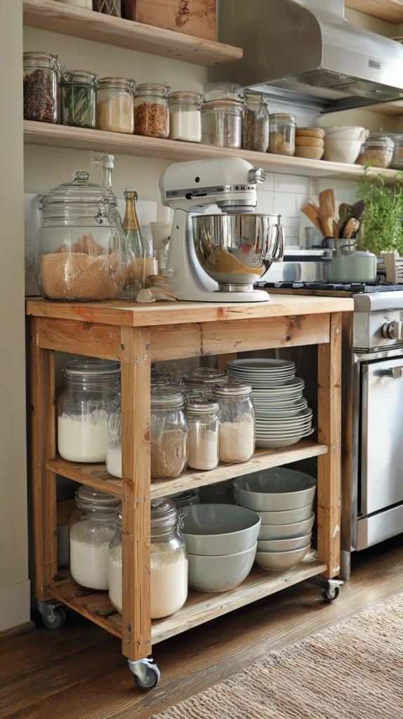 15 Kitchen Cart Styling Ideas 4 qv 3 1
