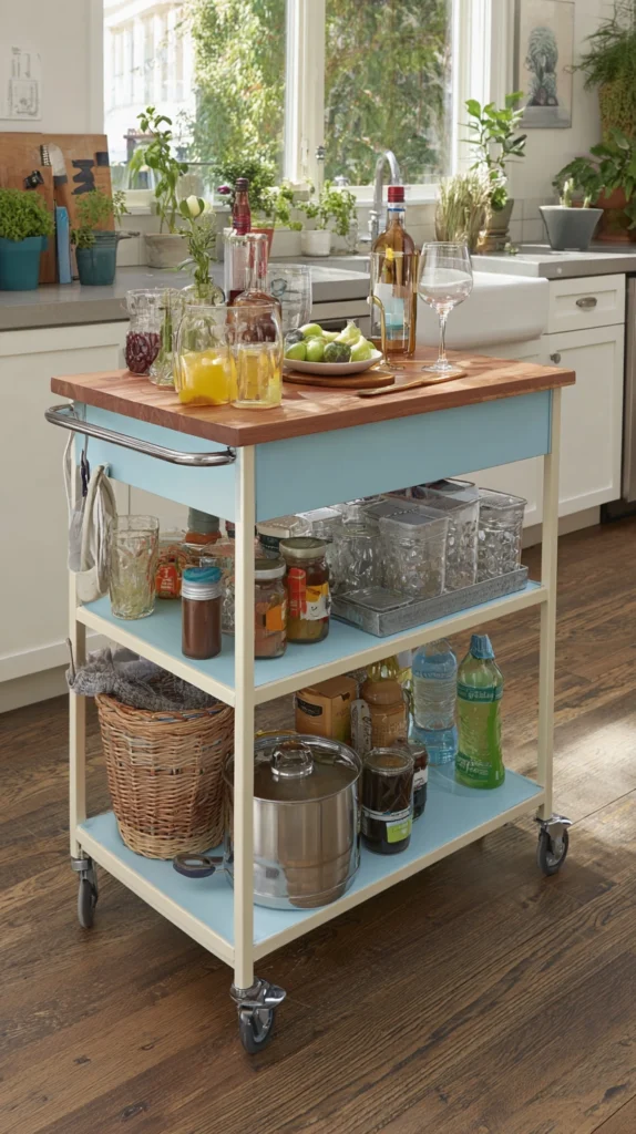 15 Kitchen Cart Styling Ideas 8 qv 7 1