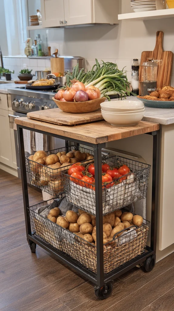 15 Kitchen Cart Styling Ideas 9 qv 8 1