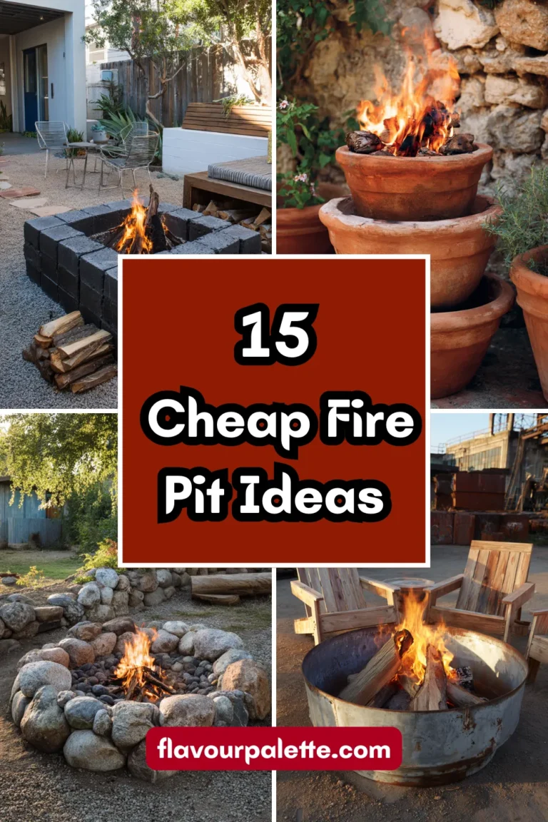 15 Cheap Fire Pit Ideas for a Cozy Backyard on Any Budget