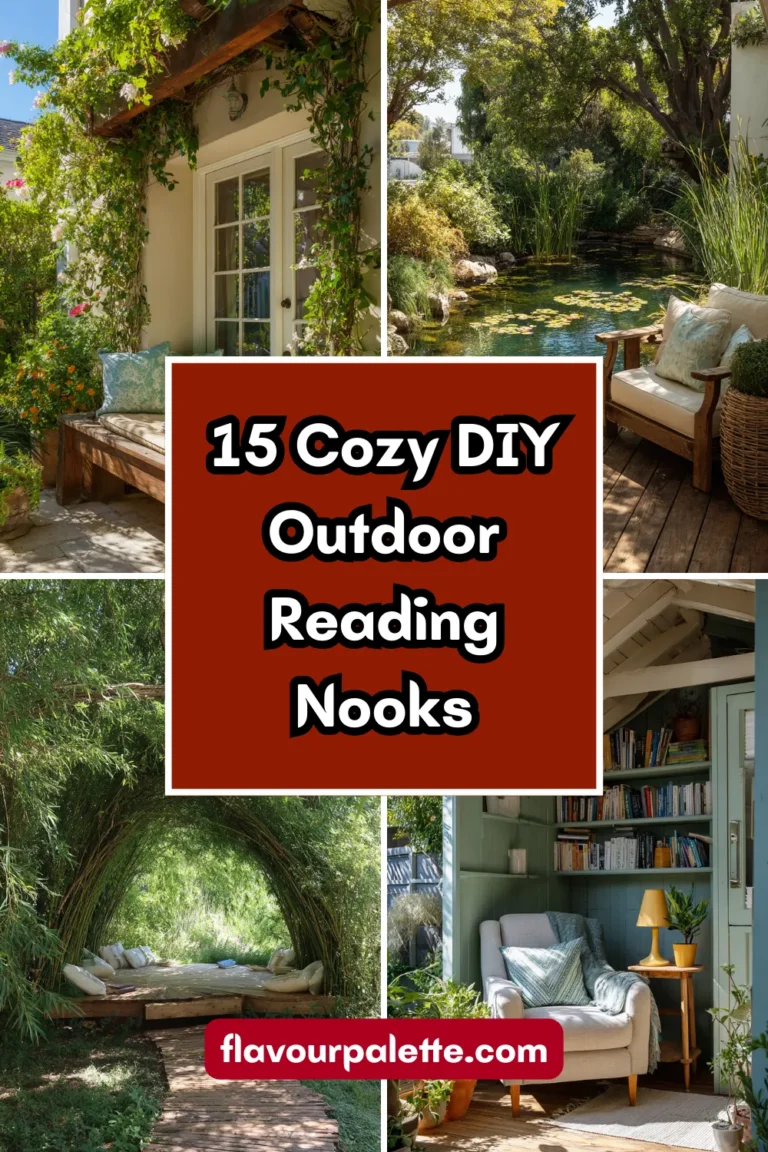 15 Cozy DIY Outdoor Reading Nooks You’ll Want in Your Backyard