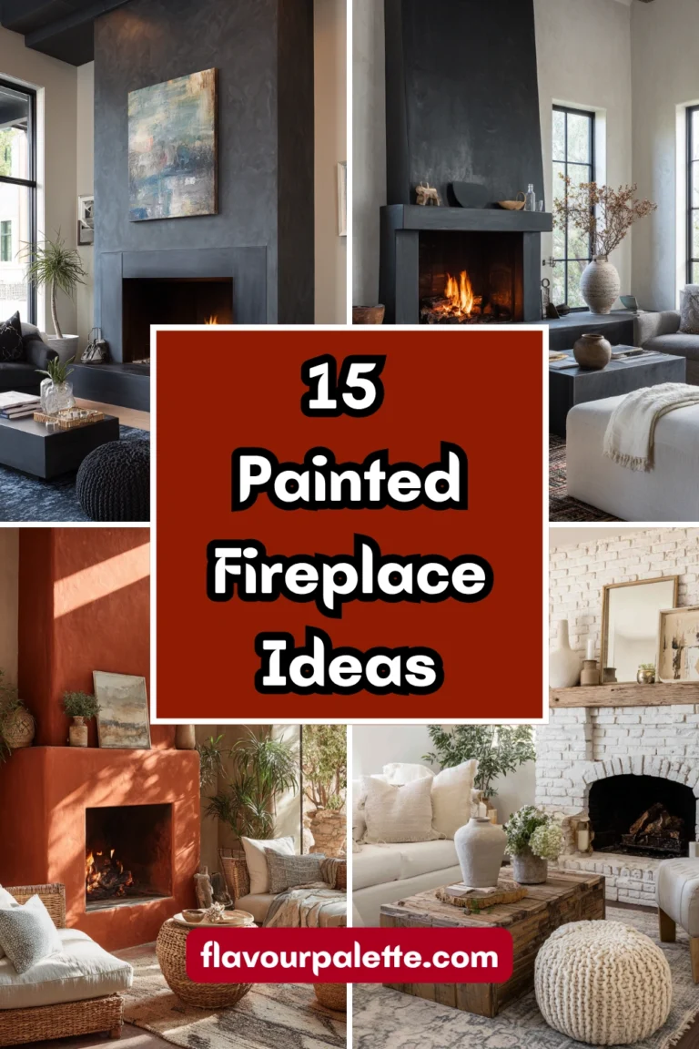 15 Painted Fireplace Ideas for a Fresh, Beautiful Focal Point