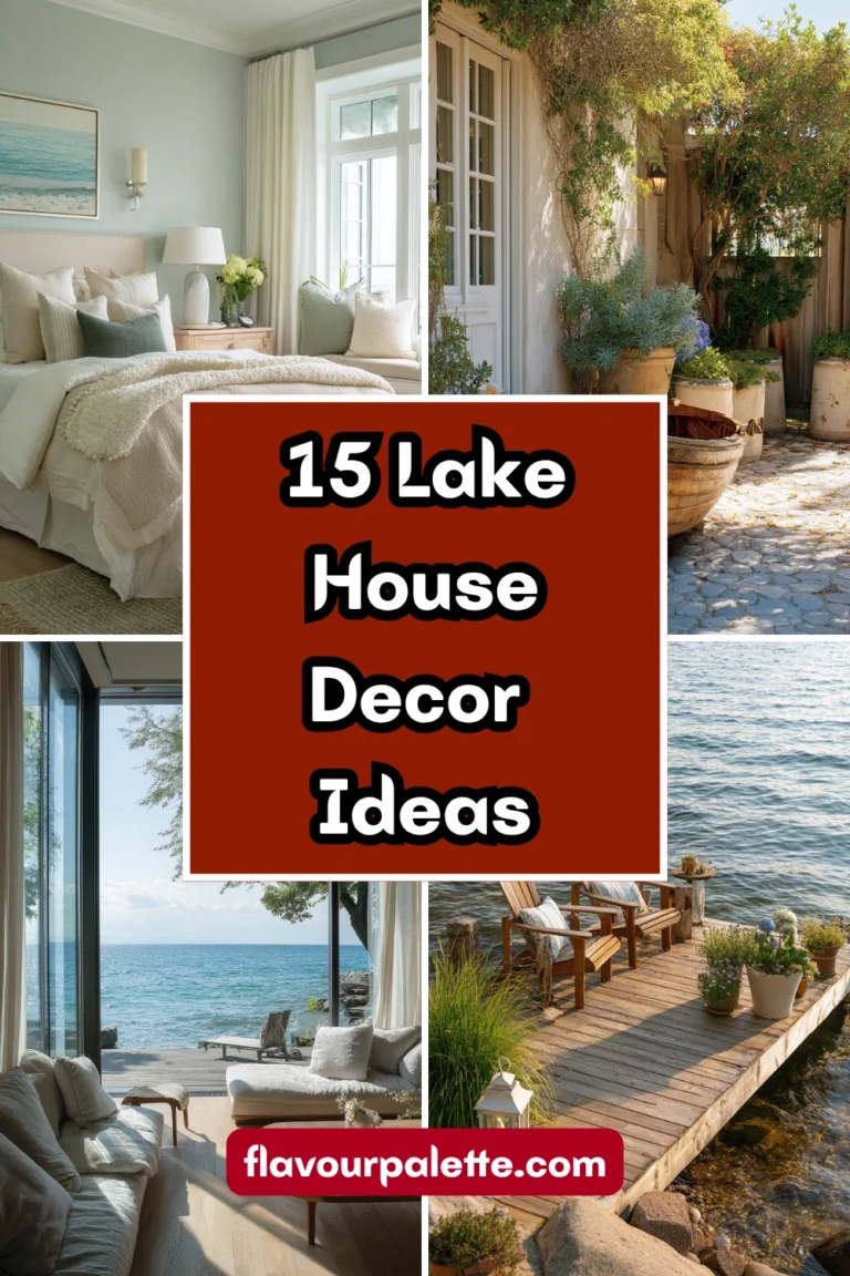 15 Lake House Decor Ideas for a Relaxed Waterside Retreat