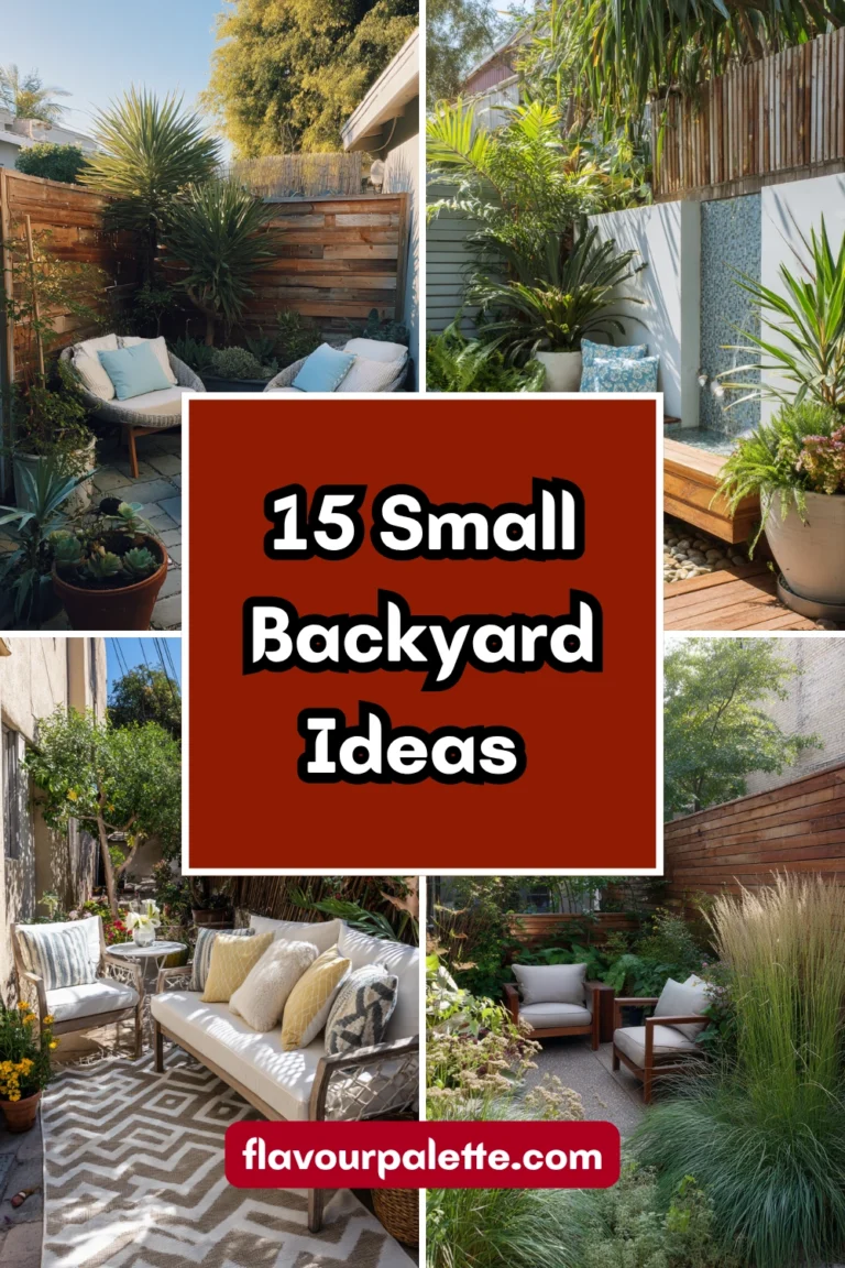 15 Small Backyard Ideas for a Cozy Outdoor Upgrade