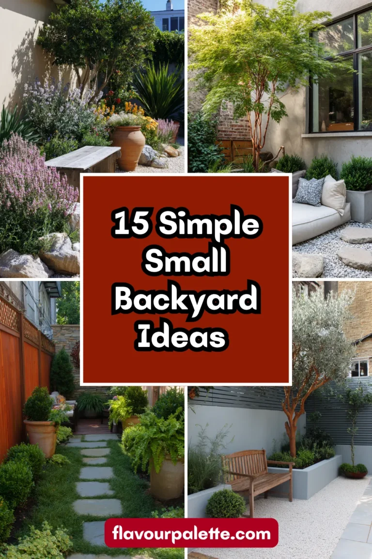 15 Simple Small Backyard Ideas With Big Visual Impact