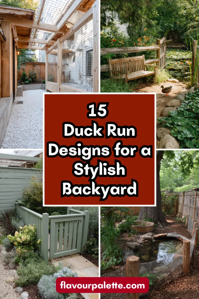 15 Modern Duck Run Designs for a Stylish Backyard
