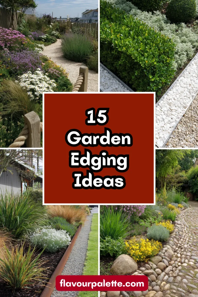 15 Garden Edging Ideas That Instantly Upgrade Flower Beds