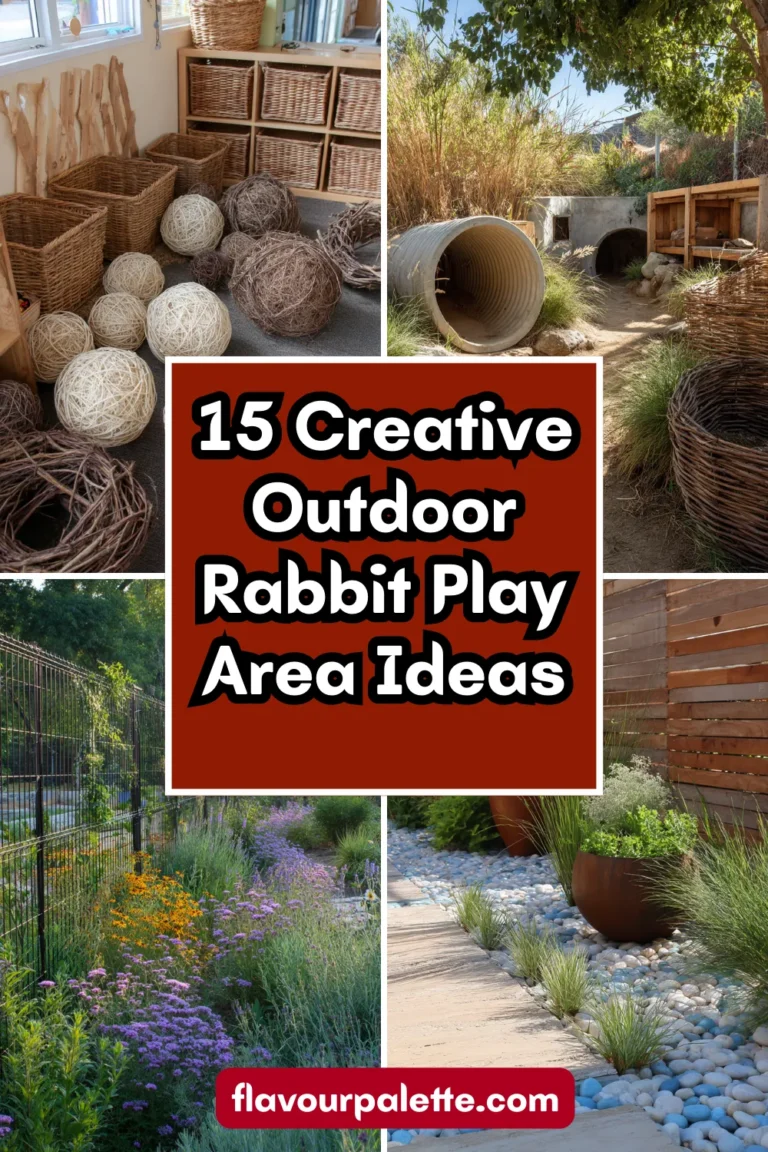 15 Creative Outdoor Rabbit Play Area Ideas
