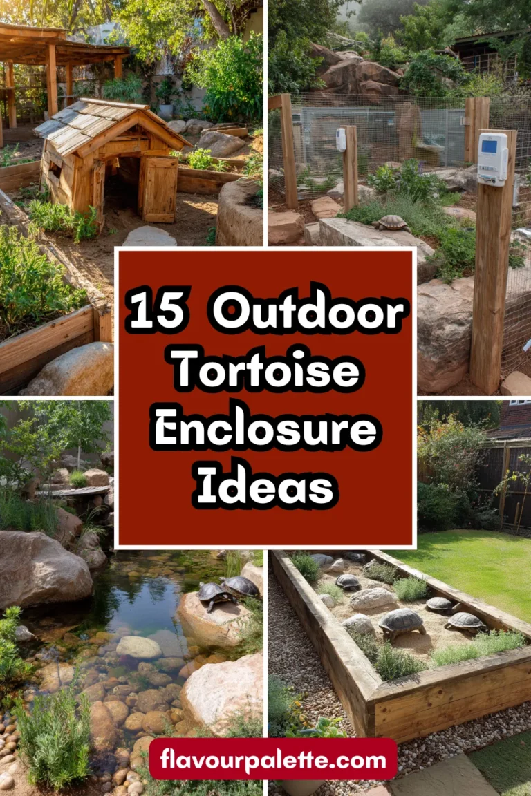15 Inspiring Outdoor Tortoise Enclosure Ideas