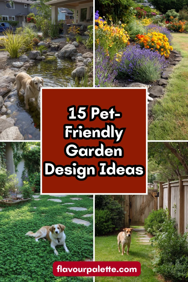 15 Pet-Friendly Garden Design Ideas