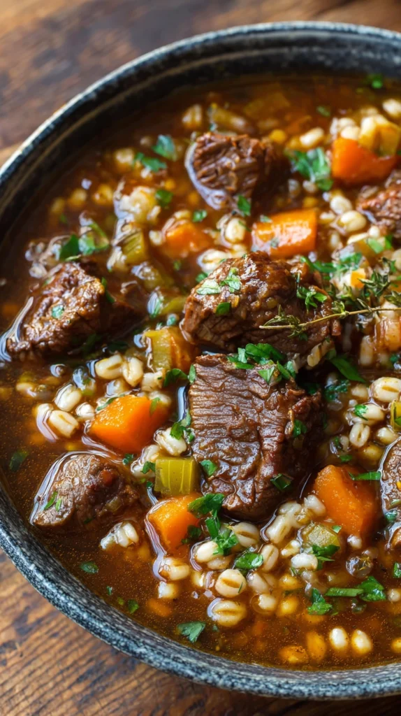 Beef and Barley Soup