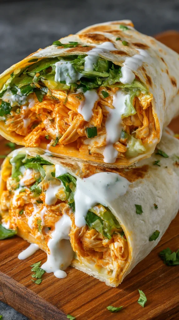 Buffalo Chicken Wraps