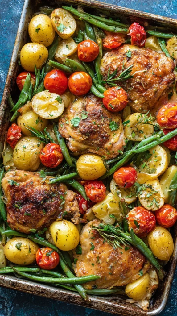 Chicken and Vegetable Sheet Pan Dinner