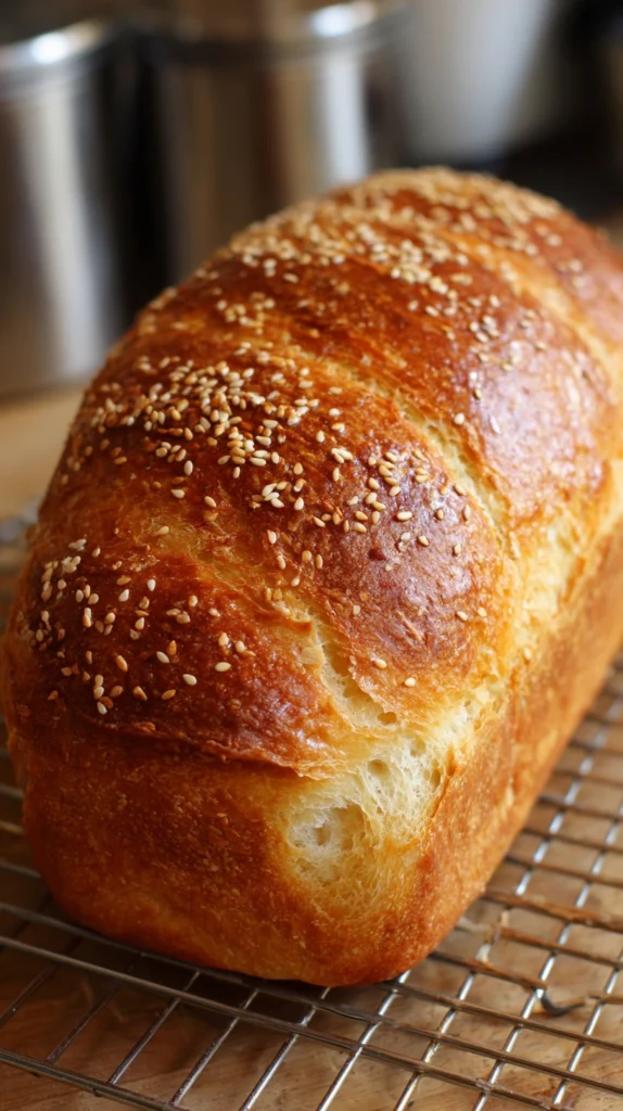 Classic Italian Bread with Sesame Seeds