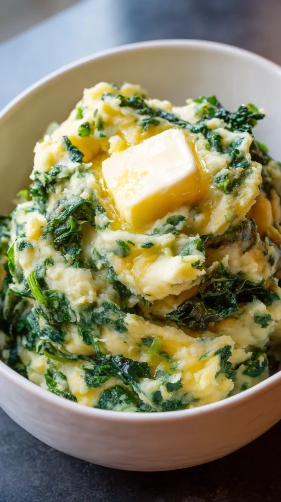 Colcannon Creamy Mashed Potatoes with Kale