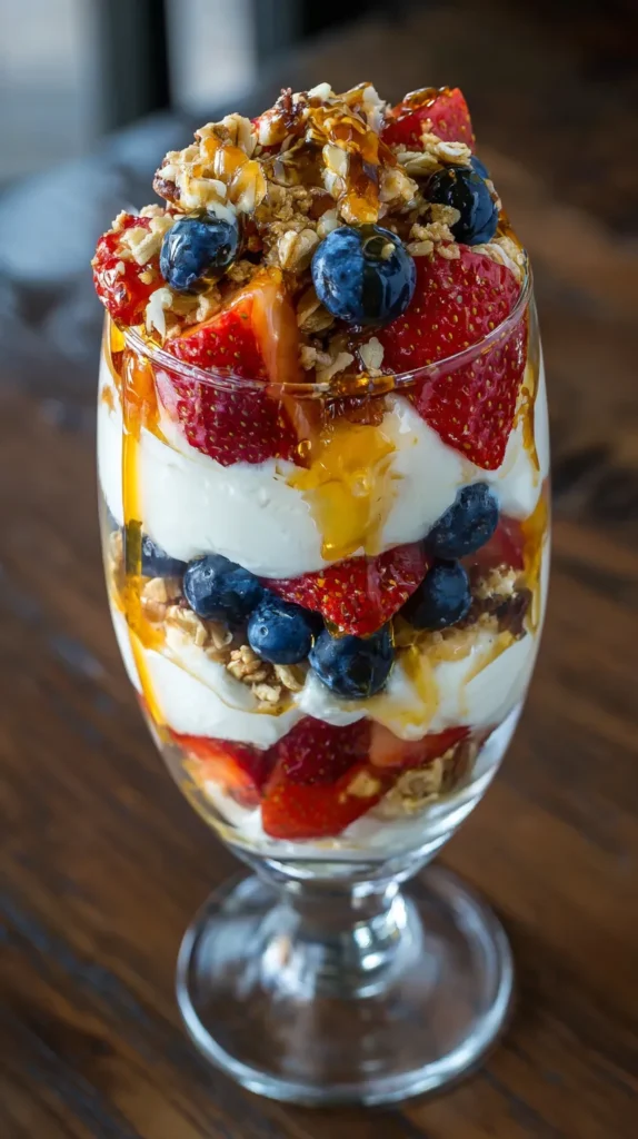 Cottage Cheese and Fruit Parfait