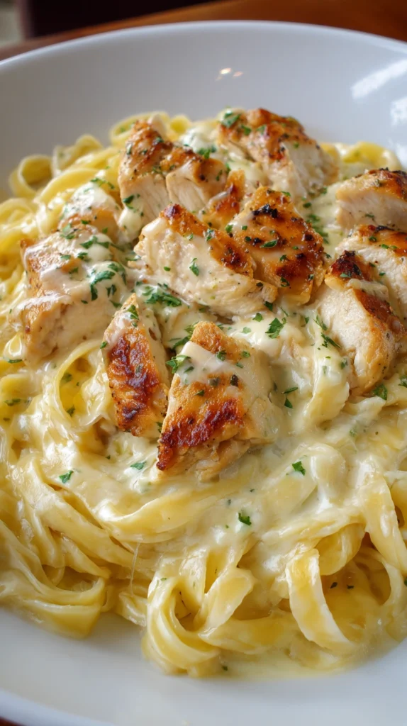 Creamy Chicken Alfredo Pasta