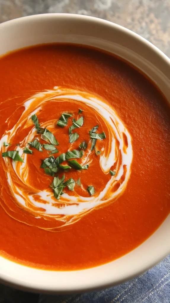 Creamy Tomato Basil Soup