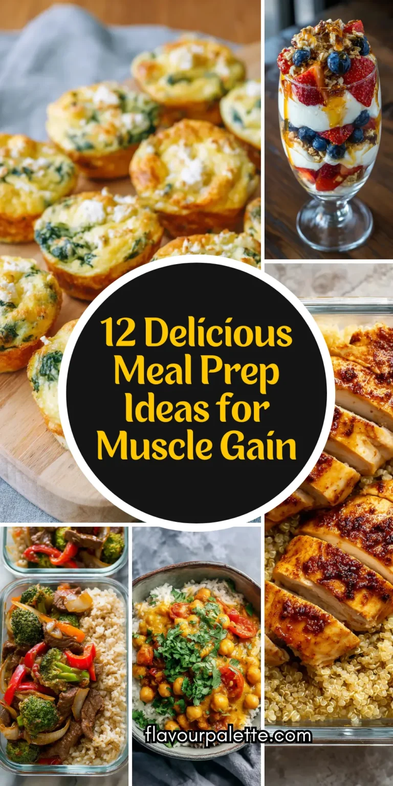 12 Delicious Meal Prep Ideas for Muscle Gain
