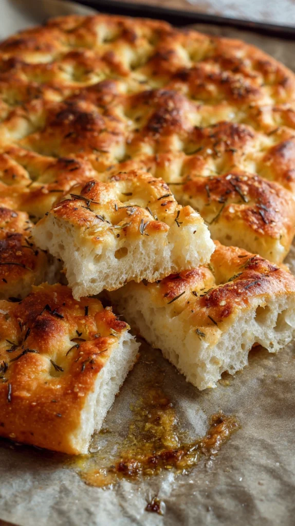Focaccia with Rosemary and Sea Salt