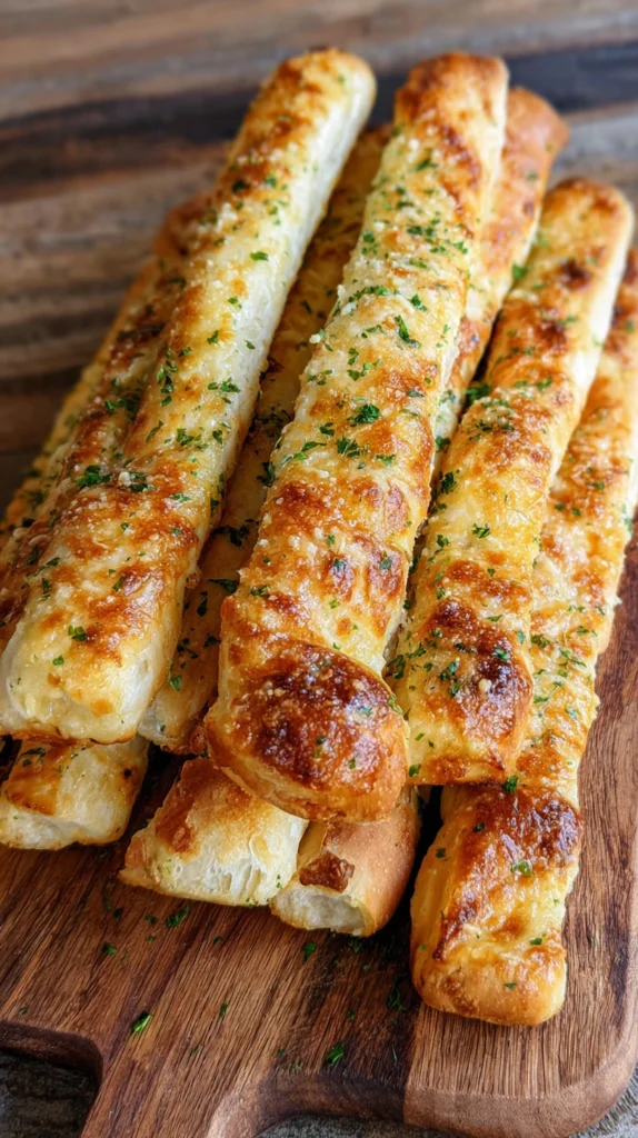 Garlic Breadsticks with Parmesan