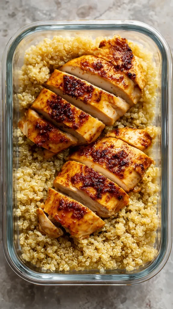 Grilled Chicken with Quinoa and Broccoli