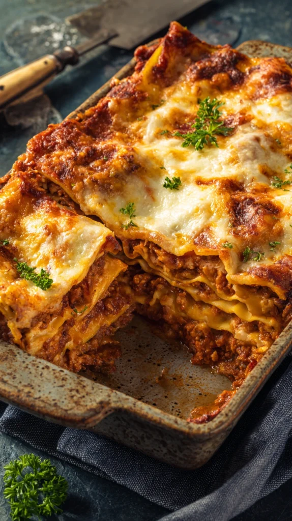 Homemade Lasagna with Ricotta