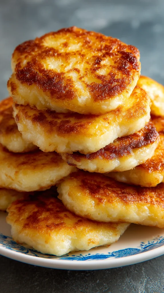 Irish Potato Cakes with Chive Butter