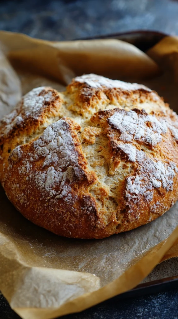 Irish Soda Bread with Golden Crust