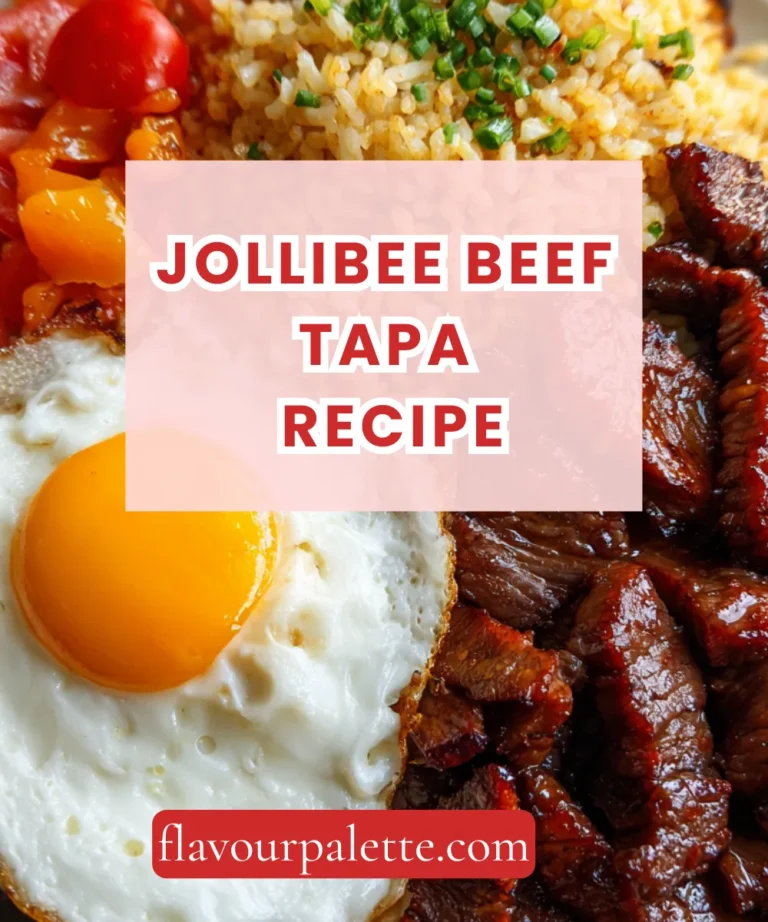Jollibee Beef Tapa Recipe: Filipino Breakfast Classic